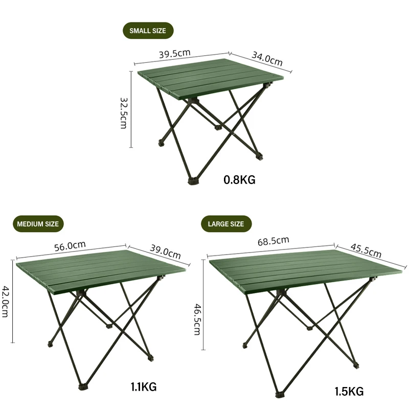 Ultralekki stół obozowy ze stopu aluminium na zewnątrz BBQ z plecakiem przenośne biurko kempingowe wspinaczka wspinaczka wędkarska piknik składany