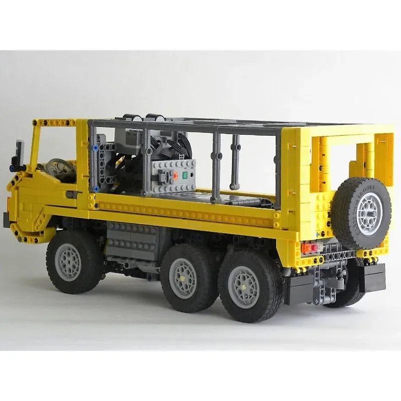 

MOC-55741Classic Cargo6x6FullyПовседневный транспортный грузовик с дистанционным управлением, строительный блок, модель1764 деталей, детская игрушка на день рождения для мальчиков, подарок