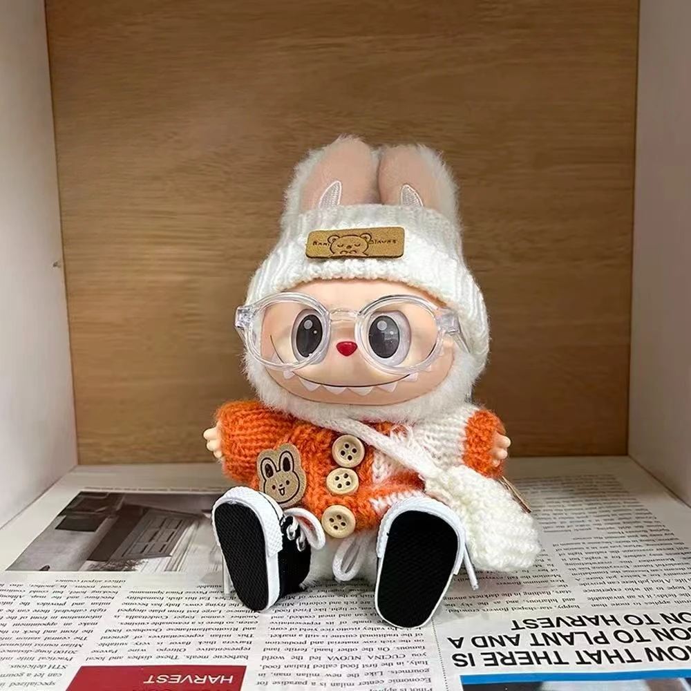 

Mini Plush Doll Clothes Outfit Accessories for 17cm Labubu V1 V2 and Multiple Series - The Perfect Attire for Your Doll