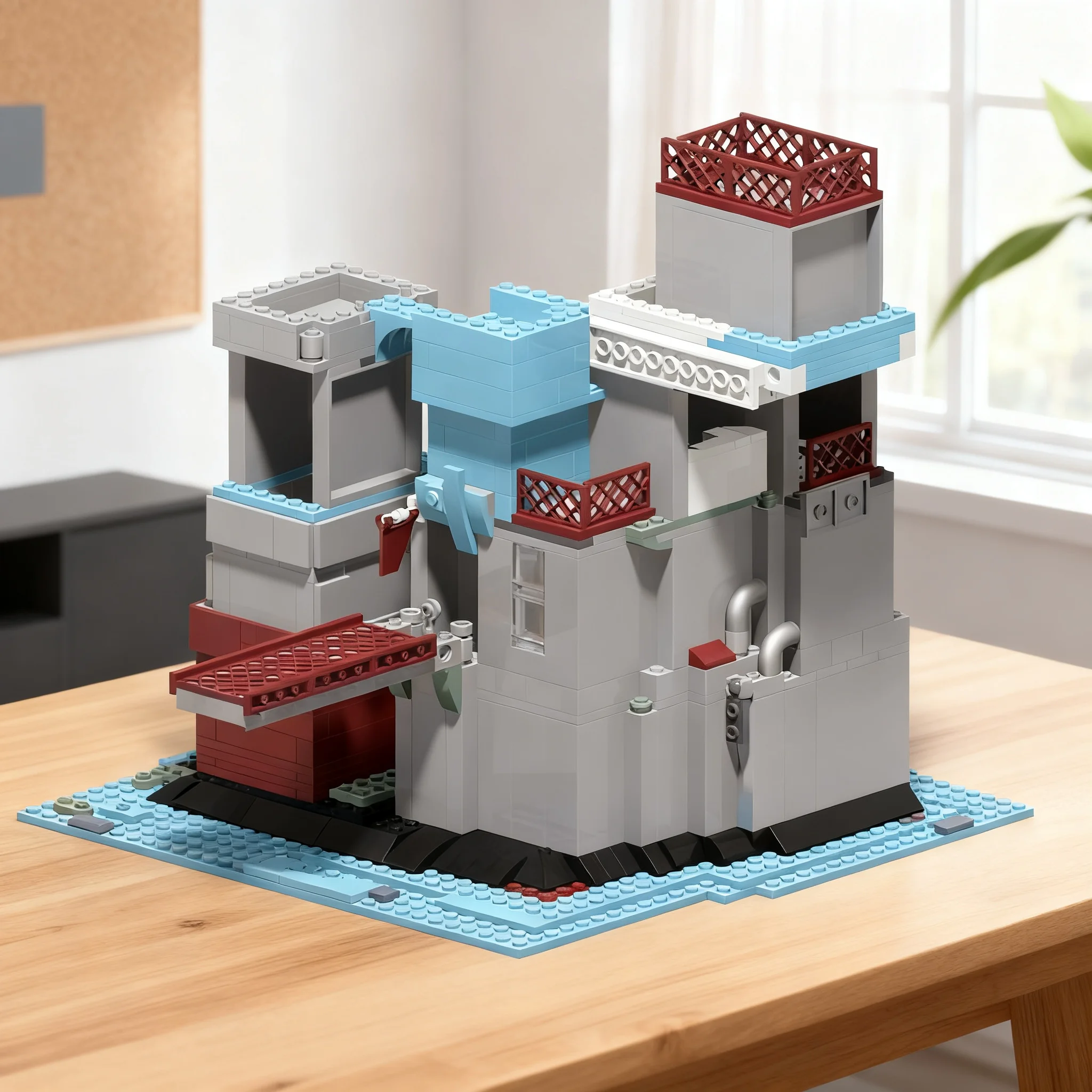 937pcs MOC How Do You Ship A Castle? An Alt Build Model Building Blocks Christmas Gift Toy Architecture Creative Art DIY Display