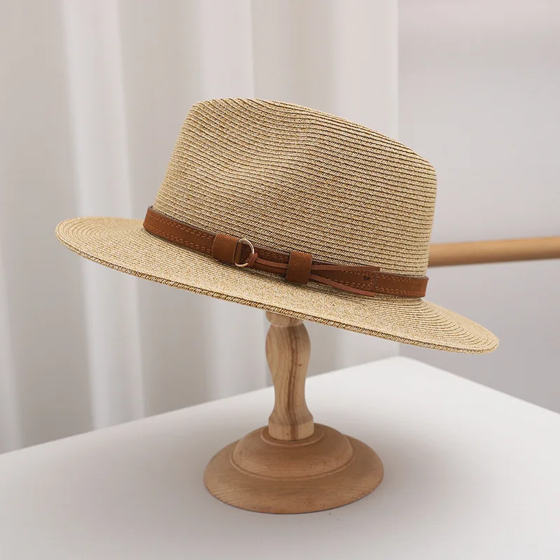 

Summer Woven Straw Hat Wide Brim Sun Protection Breathable Beach Sun Shade Casual Outdoor Sombrero For Women Men​