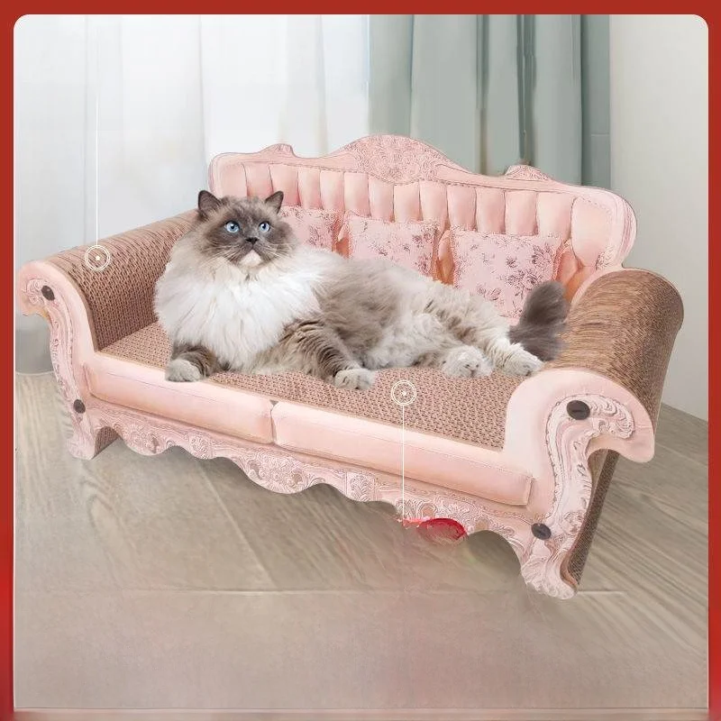 extra-large-sofa-scratching-board-integrated-fat-lady-chair-nest-wear-resistant-lounger-bed-for-medium-cats