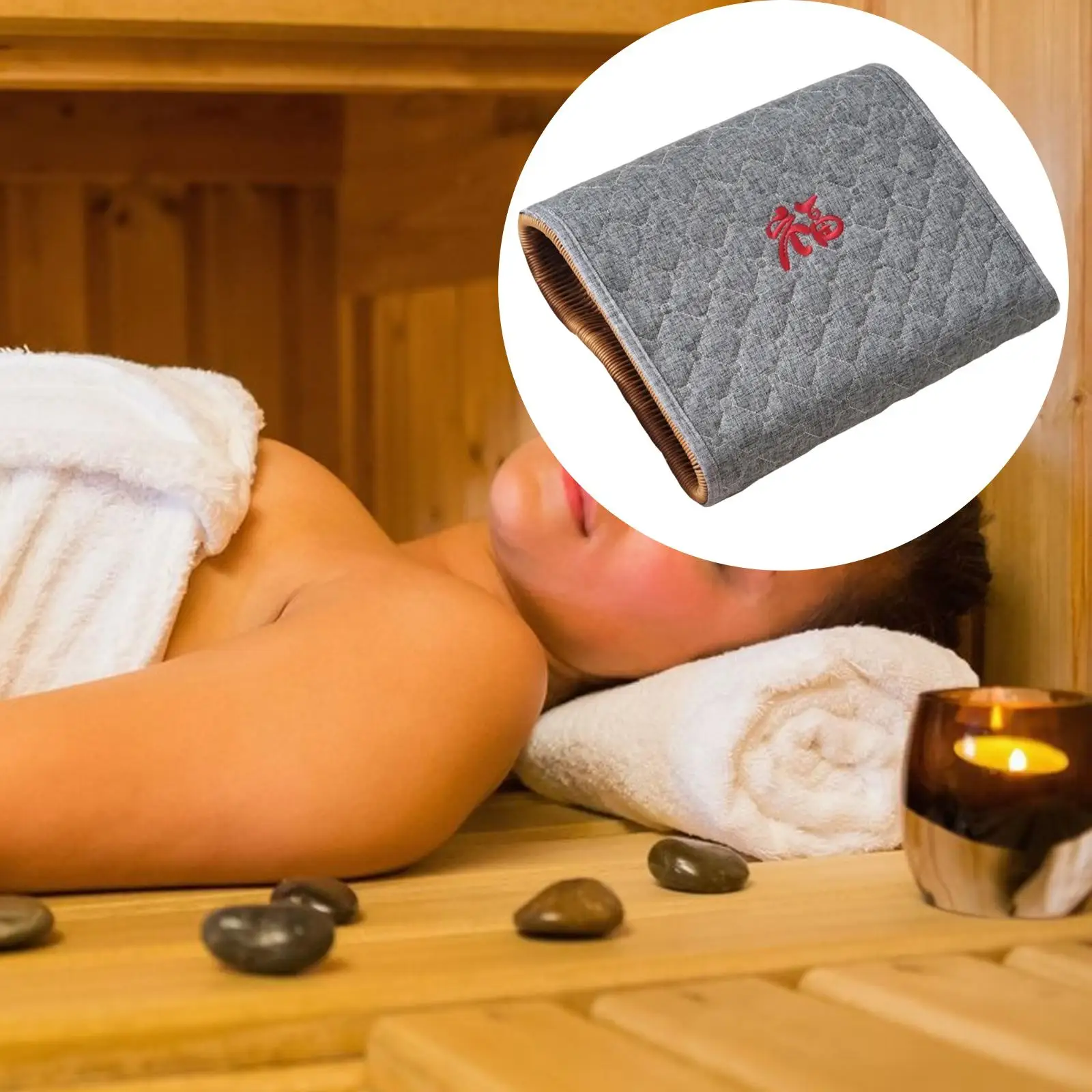 

Подушка для сауны Летняя охлаждающая подушка Удобный эргономичный подголовник с изогнутым дизайном