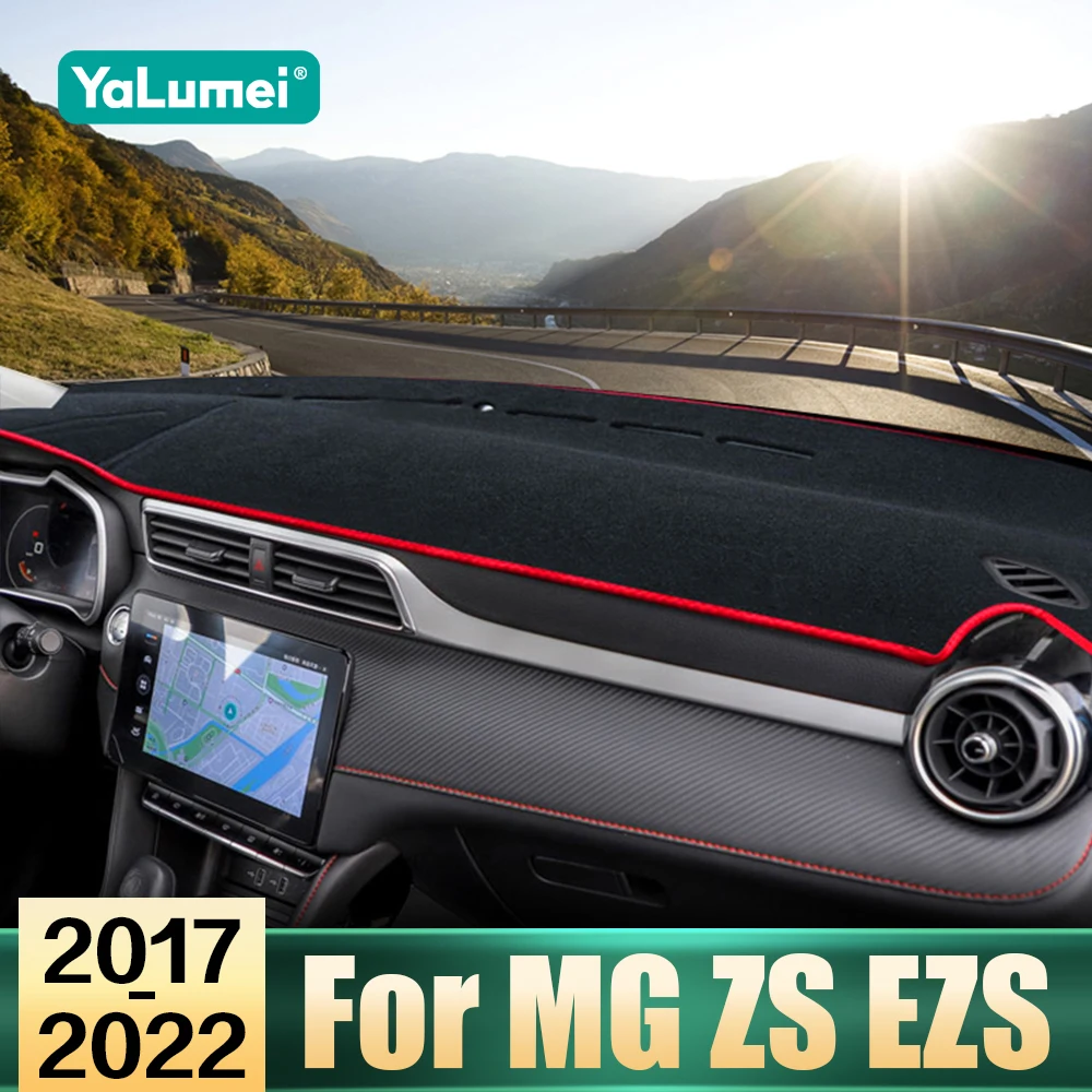 Für MG ZS EZS 2017 2018 2019 2020 2021 2022 2023 2024 Auto-Armaturenbrett-Abdeckung Lichtschutzmatte Sonnenschutzmatte Rutschfeste Zubehörteile