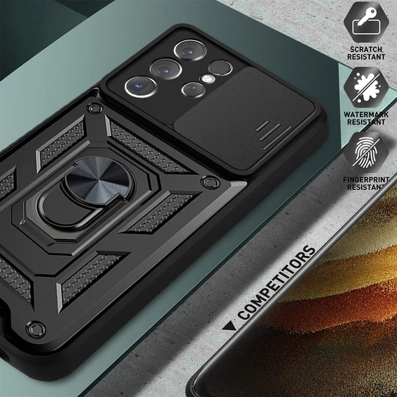 Shockproof Armor Case For Samsung Galaxy S22 S21 S20 Ultra Plus S21FE S20FE Camera Lens Protection Fundas For Galaxy Note20Ultra image 4