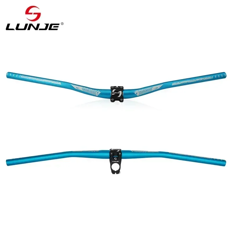 Guidão mtb de liga de alumínio, guidão de bicicleta para estrada, mountain bike, 31.8mm * 650/720/780mm, volante para bicicleta