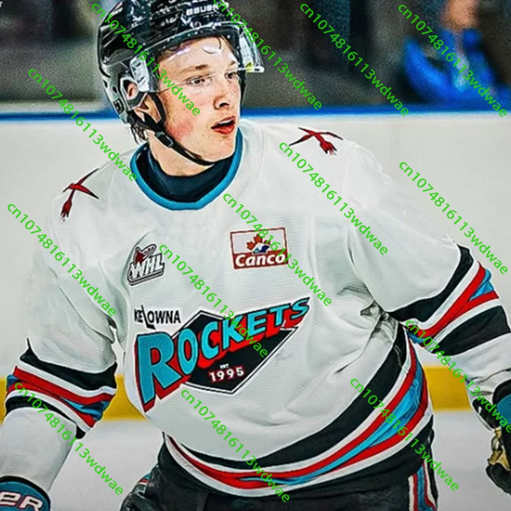 WHL 26/27 Canada Kelowna Rockets New Hockey Competition Jersey Mens Long Sleeves Tee Breathe Adult 3D Print Sport Cycling shirt