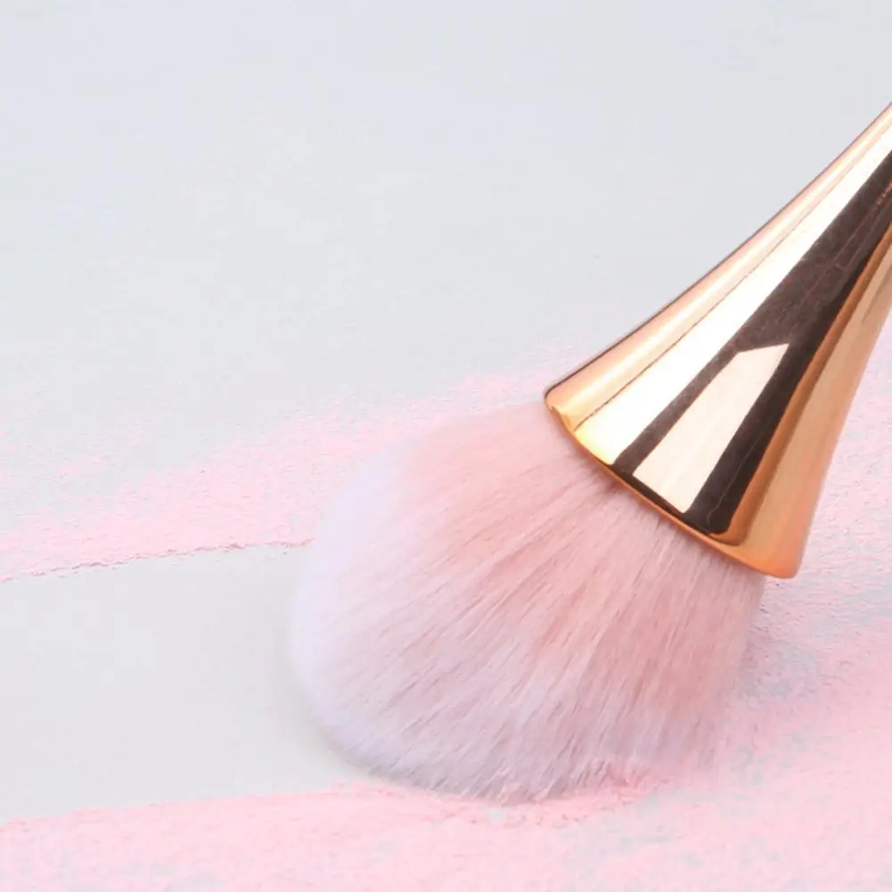 1PCs Rose Gold Professional Eye Makeup Brush Powder blusher Brush concealer Brush Beauty Tool