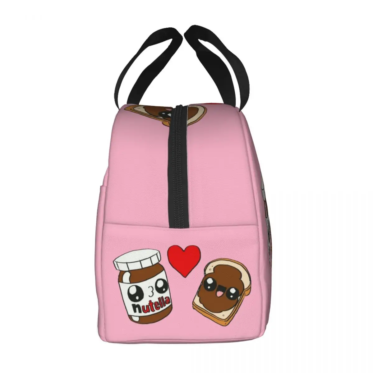 Custom Nutellas Chocolate Lunch Box Leakproof Thermal Cooler Food Insulated Lunch Bag Office Work Portable Picnic Tote Bags