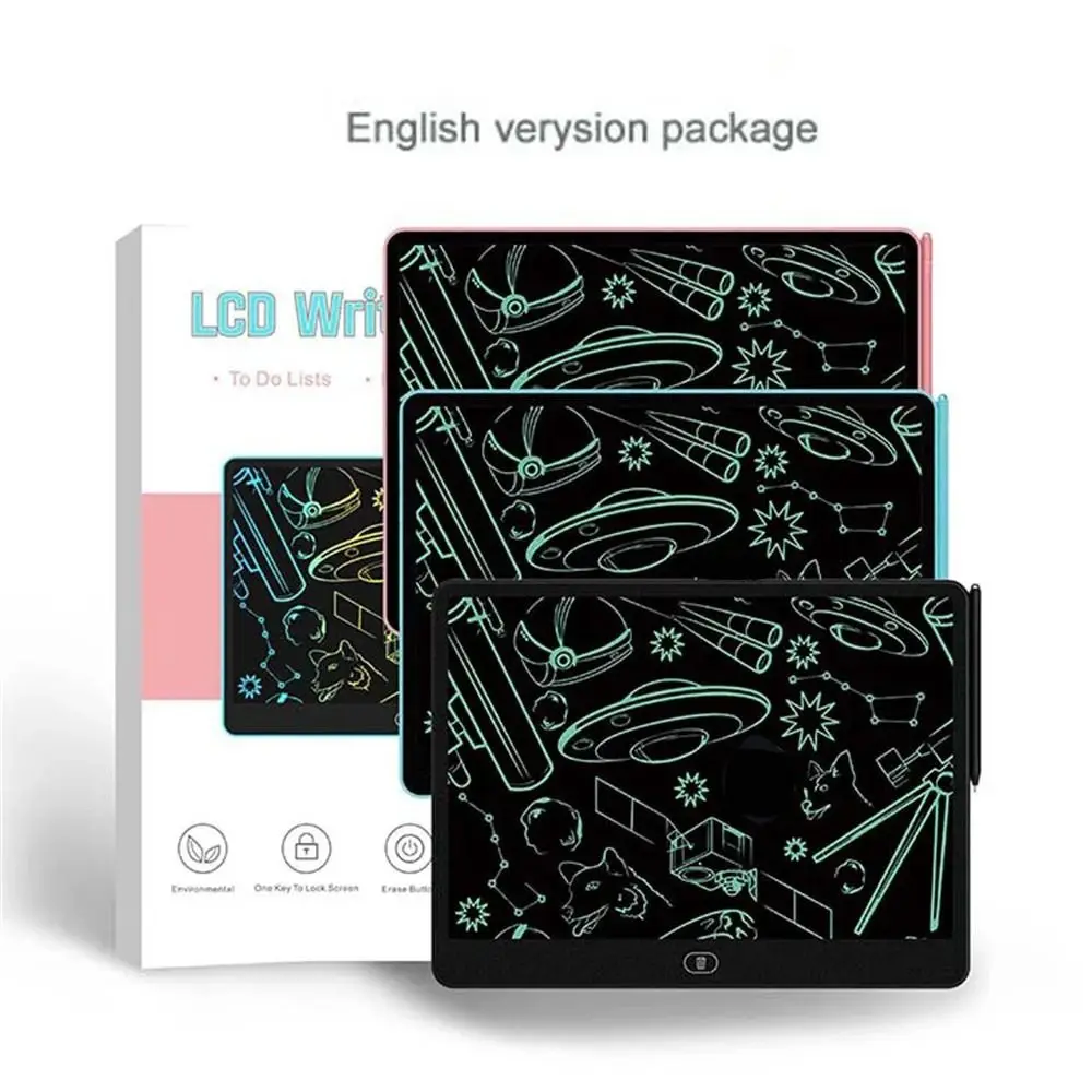 New Large Drawing Board LCD Screen 16 Inch Electronic Handwriting Board Children Educational Girl and Boy Painting Tools