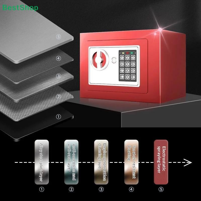 Anti-Theft Piggy Bank Password Lock Compact Small Digital Safe Box Household With Coin Slot Electronic Money Bank Cash Storage