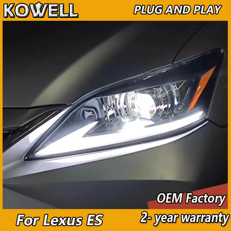 

Car Styling for Lexus ES Headlamp 2006-2012 ES350 Headlight ES240 ES260 ES300 ES360 DRL Turn Signal Low High Beam Projector Len