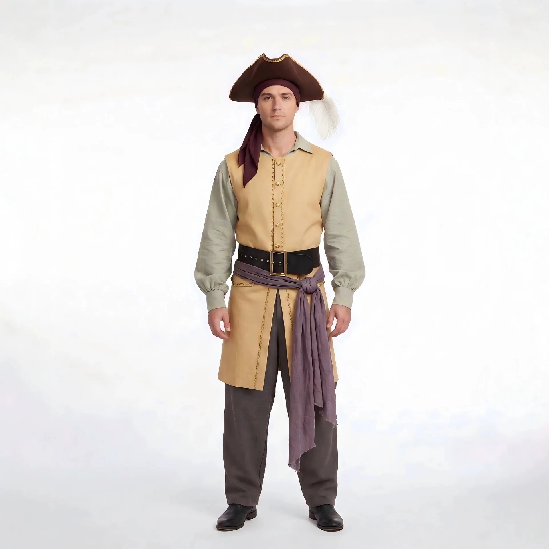Costumes de cosplay Cap'n Clark de The Backrooms, costumes de personnage de film, costumes de fête d'Halloween, vêtements de performance pour hommes adultes