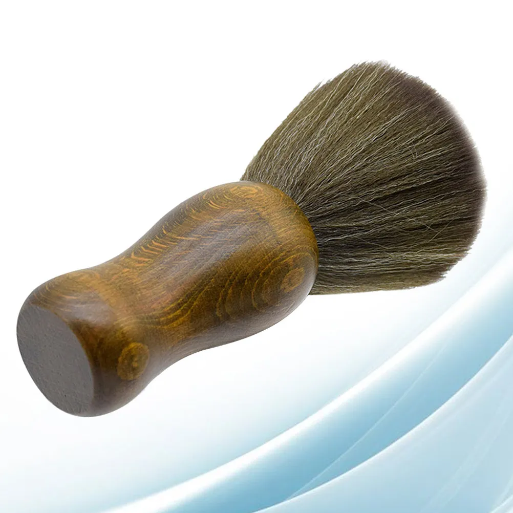 

Профессиональная парикмахерская щетка с мягкой ручкой и фибровой щетиной для чистки волос, для барберов, салонов, стилистов, для лица, 1 шт.