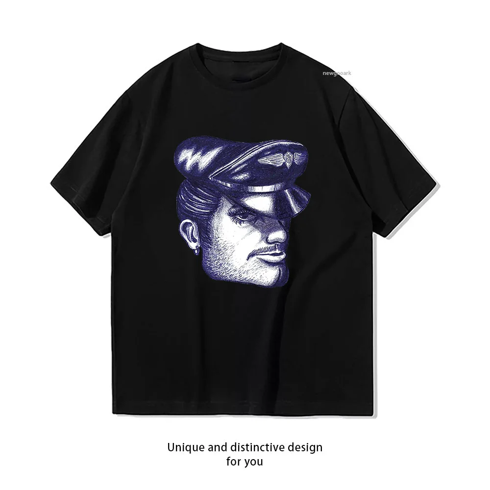 Pleather Daddy Photographic Gay Pride t-shirt Adult Unisex Casual cotton printed t shirts homosexual streetwear camisetas