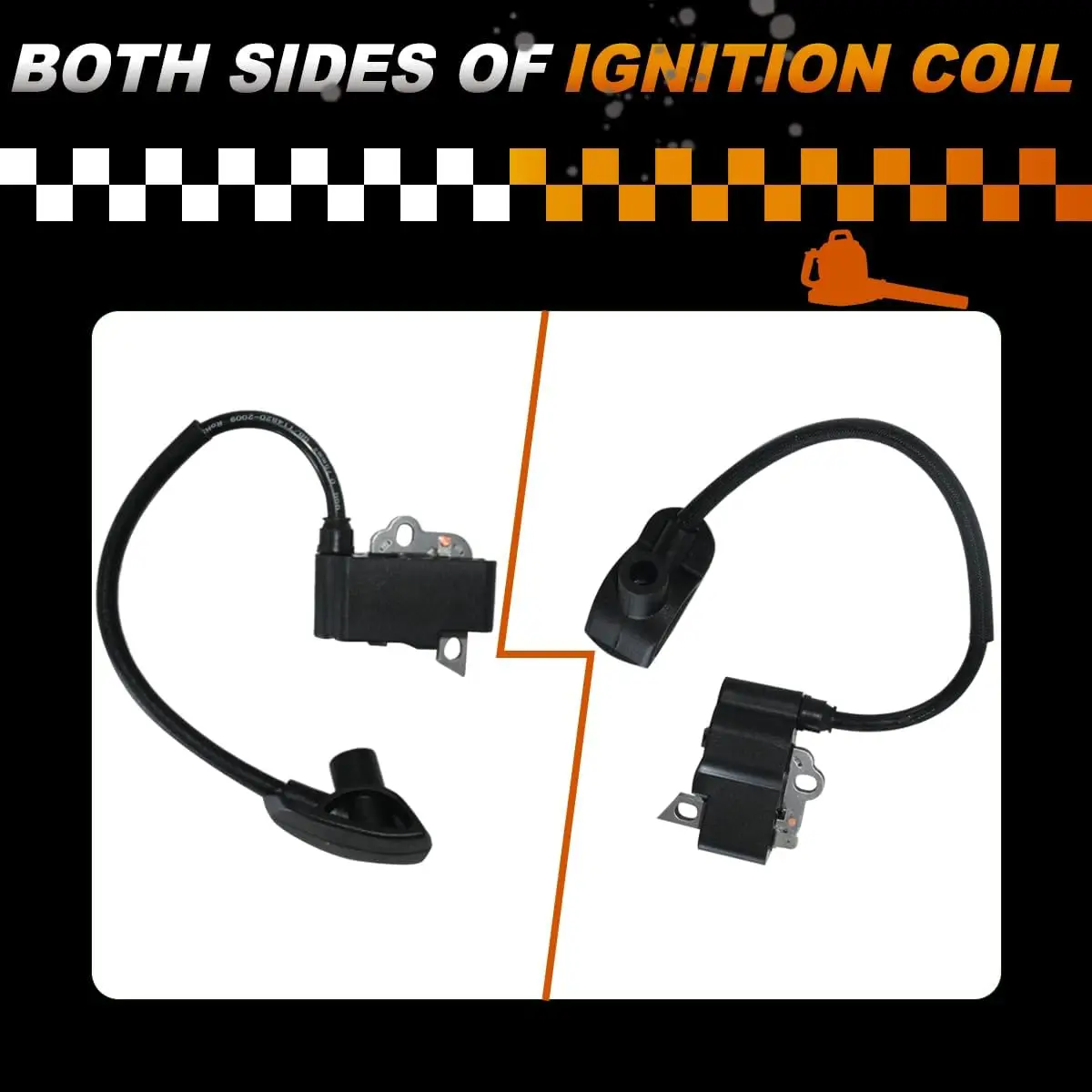 4244-400-1303 Ignition Coil with Spark Plug Fit for Stihl BR350 BR430 BR450 BR430Z SR430 SR440 SR450 Backpack Blower Sprayer Rep