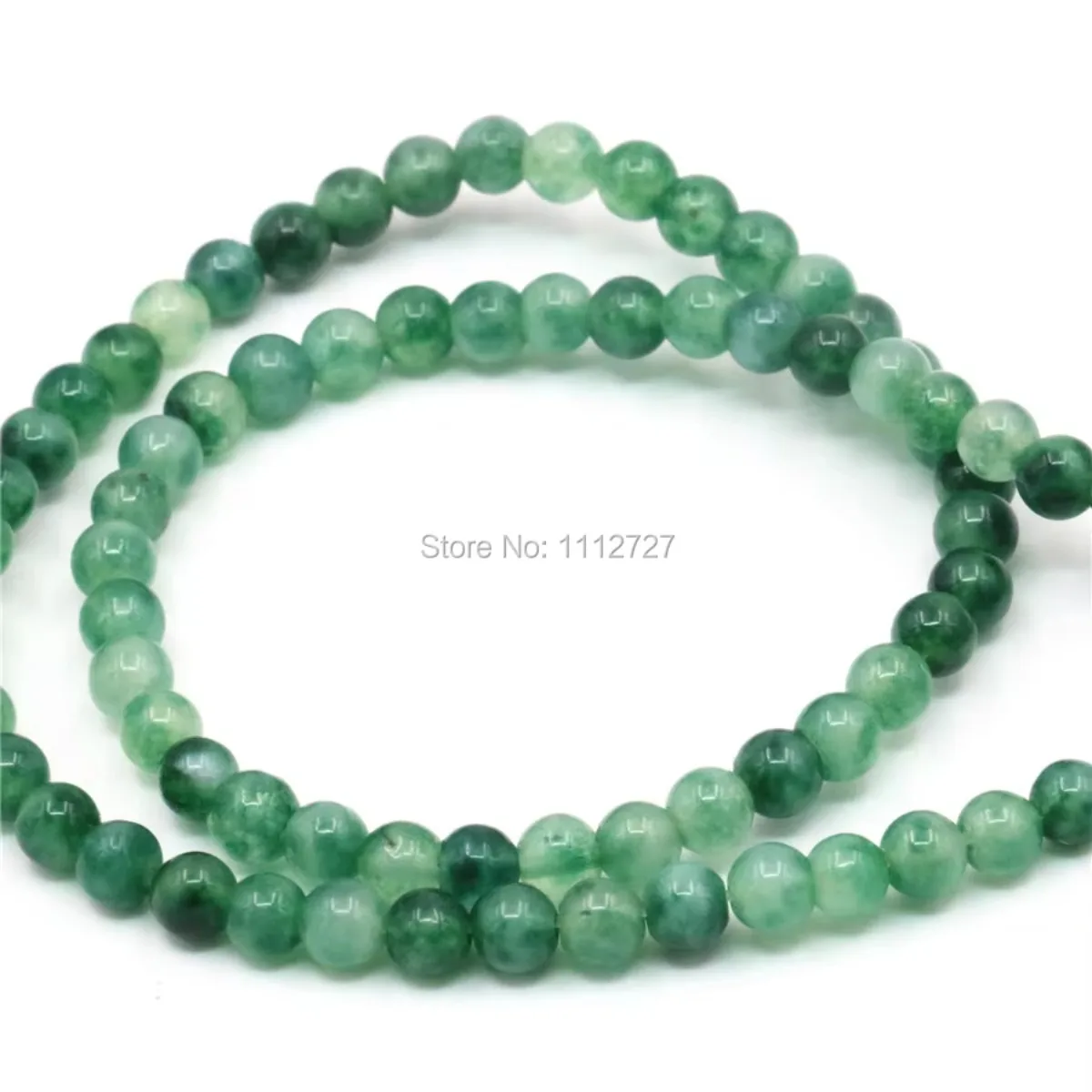 

4-12mm Watermelon Tourmaline Jade Crafts Loose DIY Round Semi Finished Stone Ball Beads Jewelry Making Gifts Accessory Crafts