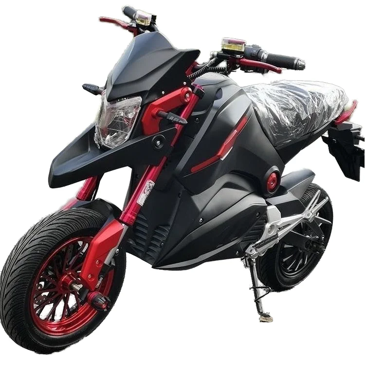 2024 Factory Electric Motorcycle Powerful 2000w 2-Wheel 65km/h Off-Road Sports Scooter for Racing