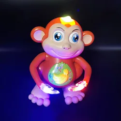 HOT SALE Children's Electric Dancing Monkey Singing Cartoon Toys Swing Walking Monkey Toy Phone Musical Toys Gift