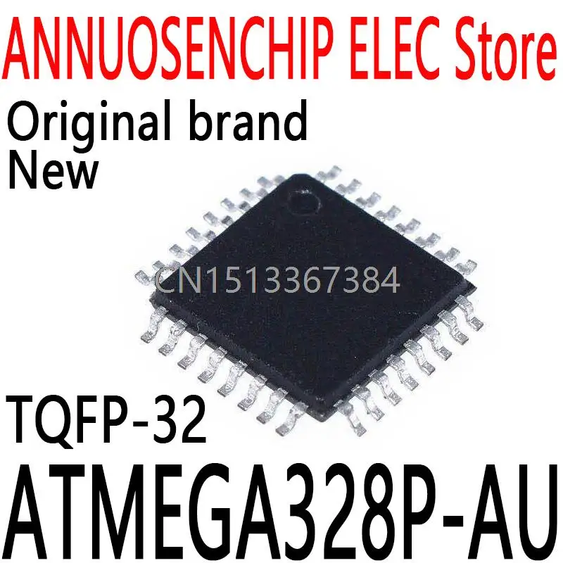 

10PCS New and Original QFP ATMEGA328-AU TQFP ATMEGA328P MEGA328-AU SMD ATMEGA328P-AU