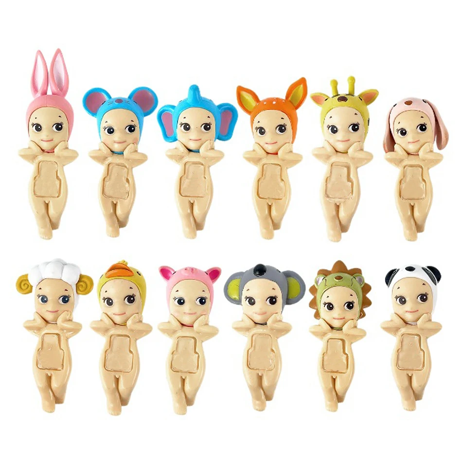 Sonny Angel Blind Box Hippers Animal Series Anime Figures Ornaments Dolls Fans Desktop Car Christmas Gift