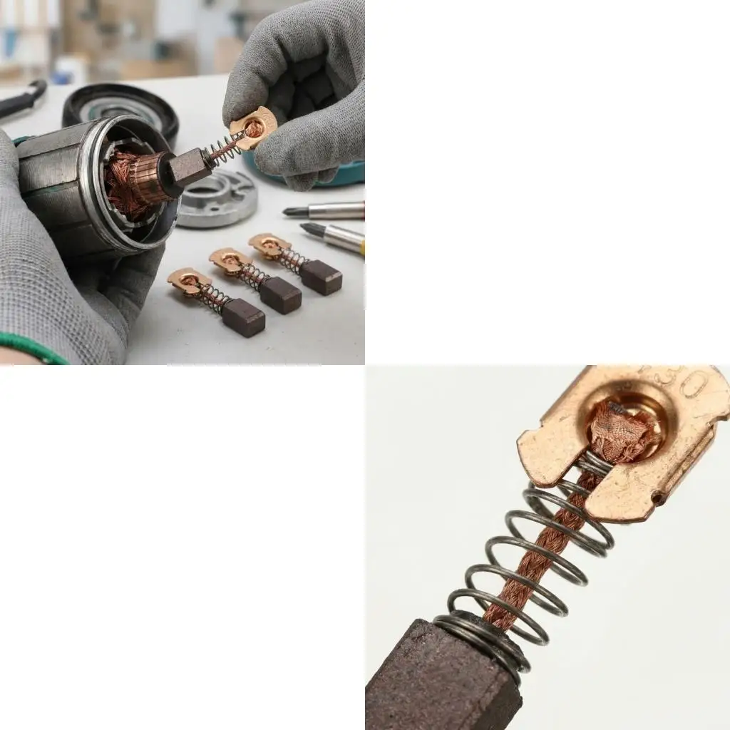 4Pcs CB-430 Professional Carbon Brush CB430 for BHR200 DGA452 DGA452Z 191971-3 high quality