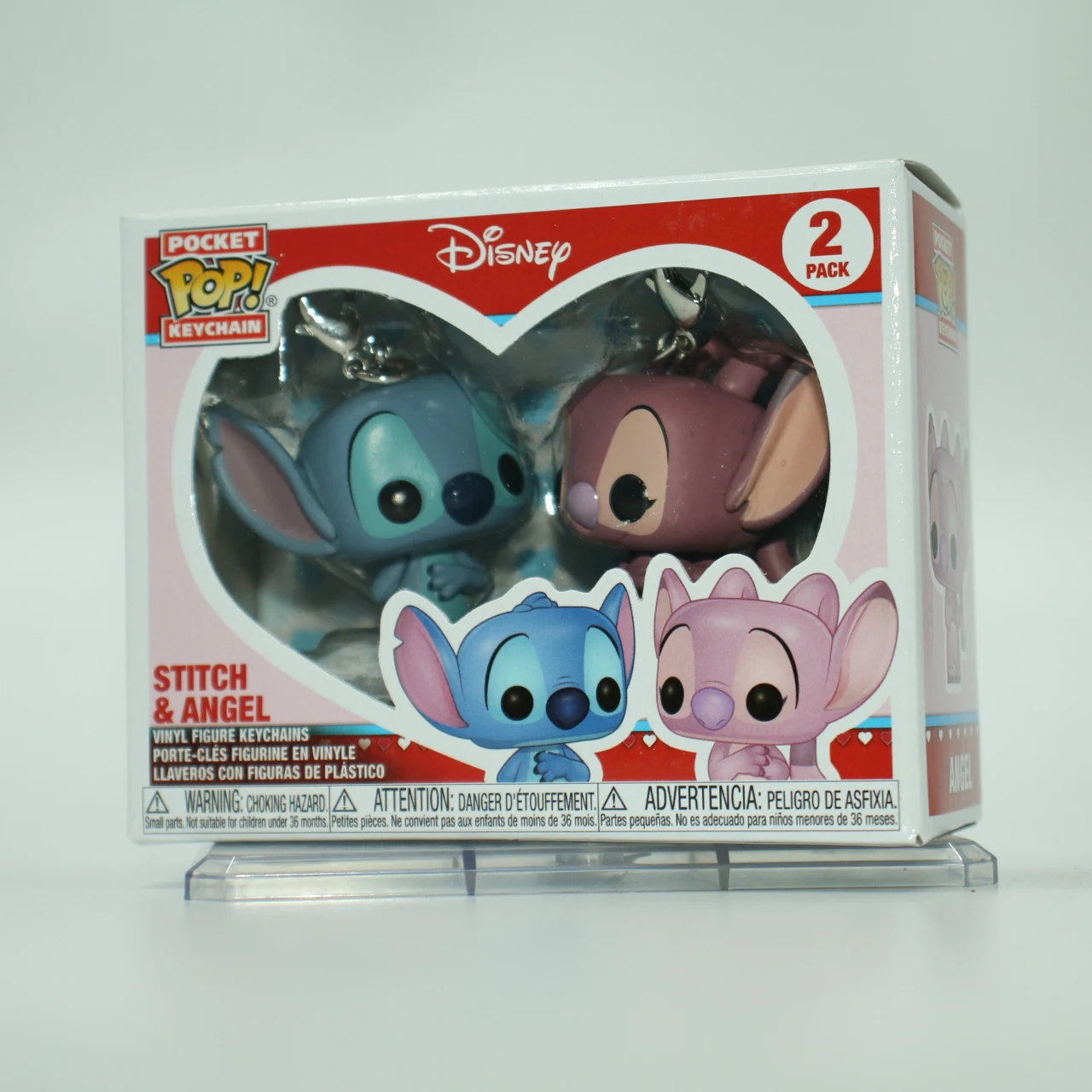 

FUNKO POP Original Stitch Baby Set Keychain Anime Action Figures Toys for Boys Christmas Gift Collectible Model Ornaments