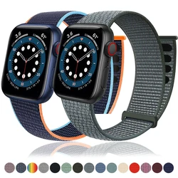 Correa de nailon para Apple Watch, pulsera elástica ajustable de 49mm, 45mm, 41mm, 44mm, 40mm, 42mm y 46mm, iWatch Ultra Serie 10 9 5 SE 678