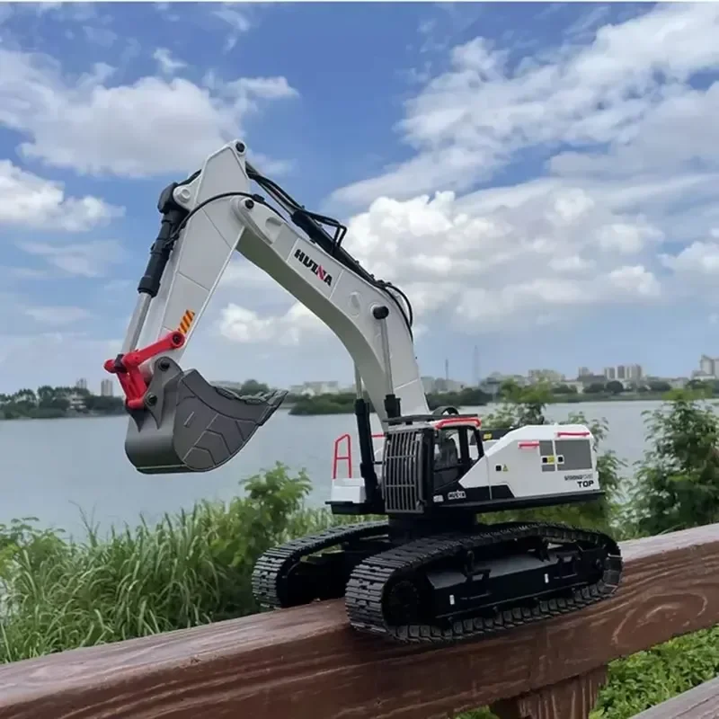 Huina 1594 全金属製リモコンショベルカー 1/14 合金製電動ヘビーデューティー22チャンネルリモコンショベルカー子供のおもちゃ