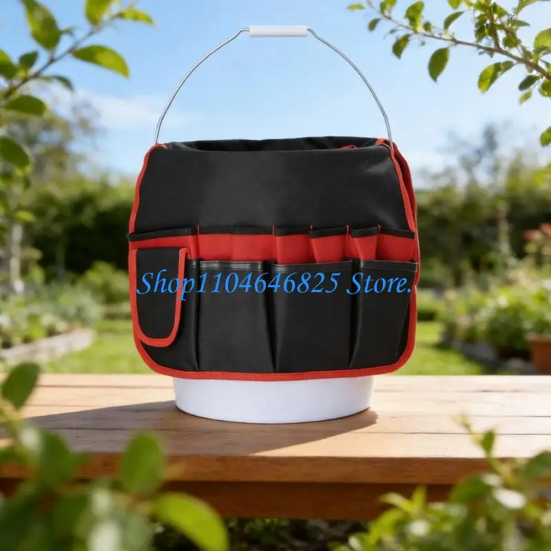Bucket Storage Bag for Household Maintenance and Yard Cleanup