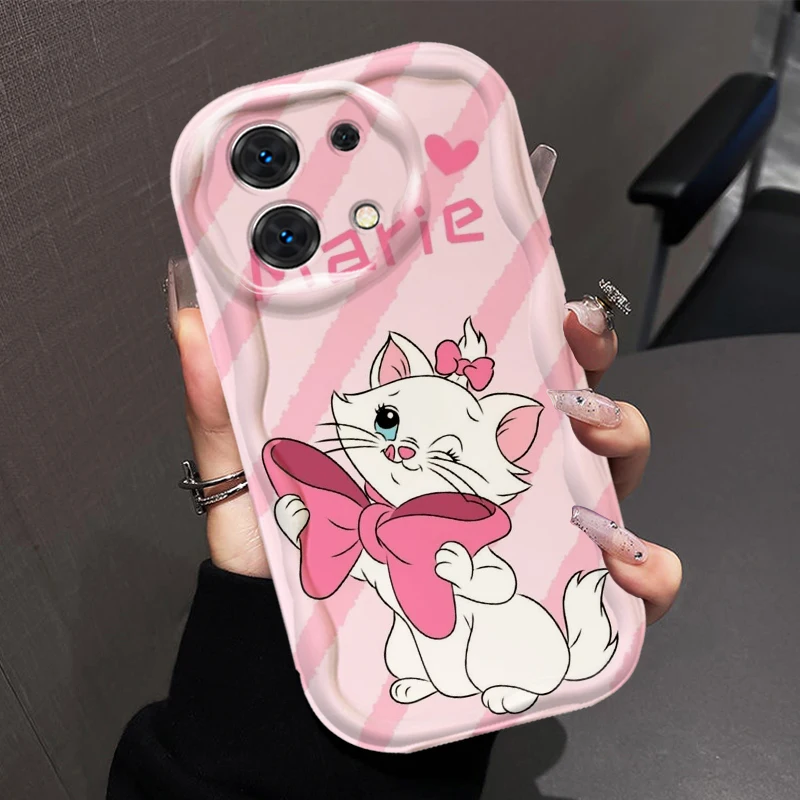 Disney Aristocats Marie Wave Oil Cover For Xiaomi Redmi Note 13 12 12S 11S 10A 10 9 8 A1 A2 Pro Plus Phone Case