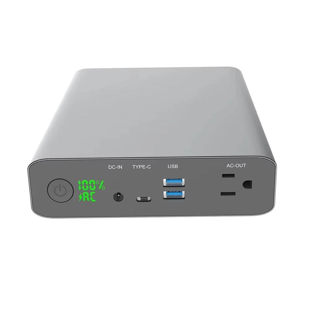 

AC Power Bank для ноутбука 60000 мАч Инверторная батарея большой мощности для Macbook и ноутбука