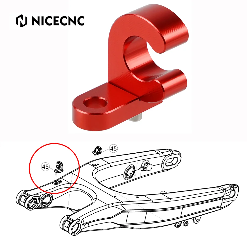 

Moto Rear Brake Line Cable Clamp for Beta Xtrainer 300 2015-2024 RR RR-S 300 250 125 200 350 390 430 480 500 2T 4T 2013-2024