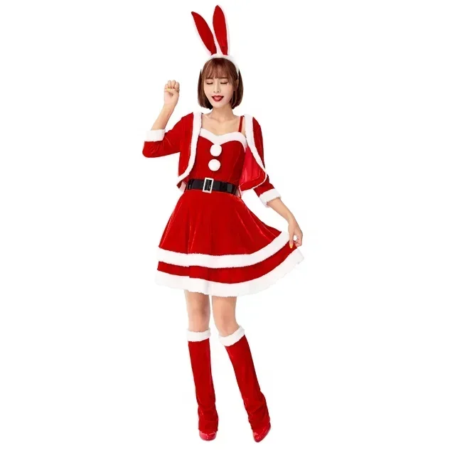 

Christmas Festivals Girl Dress Adult Sets