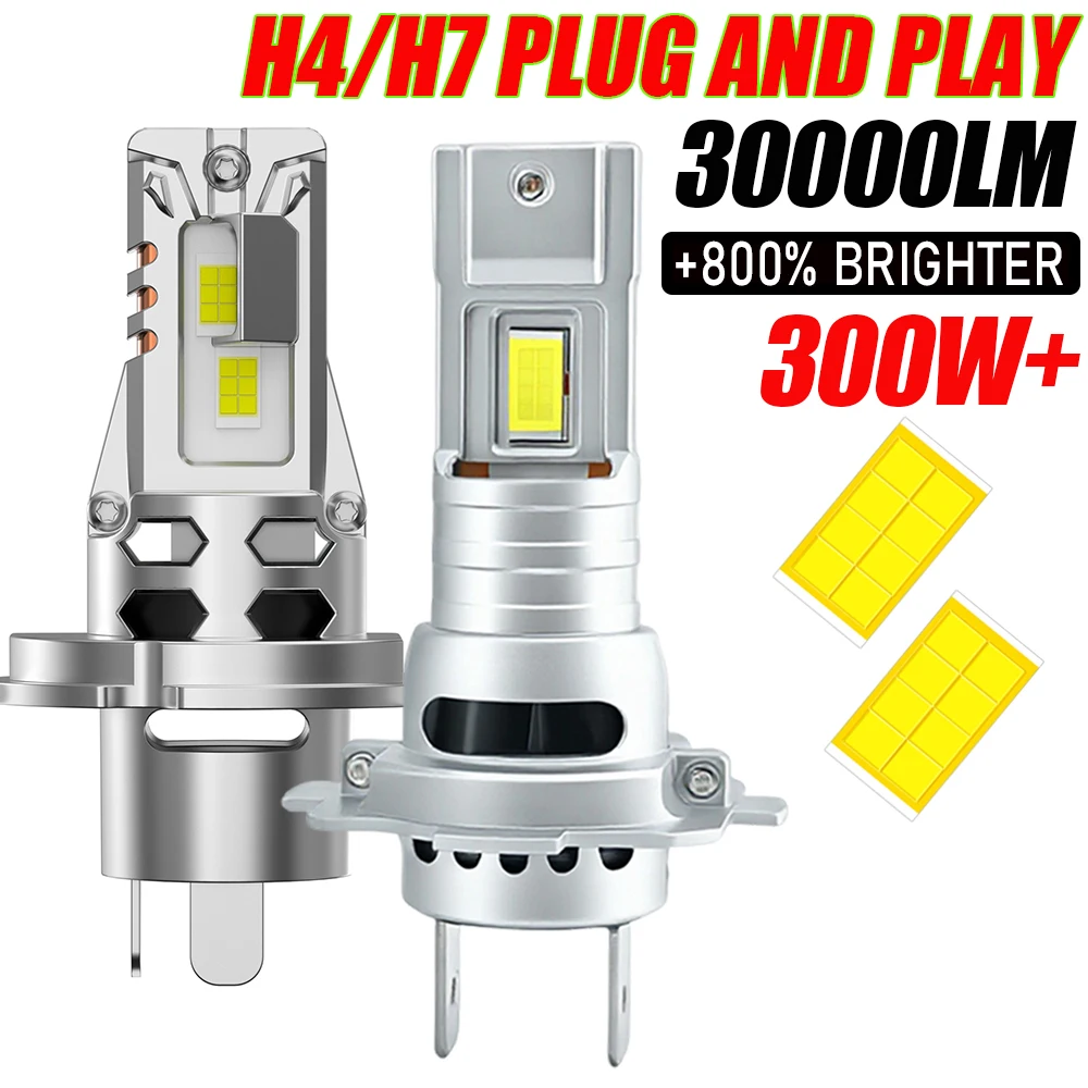 H4 H7 Led Bulb 3000…