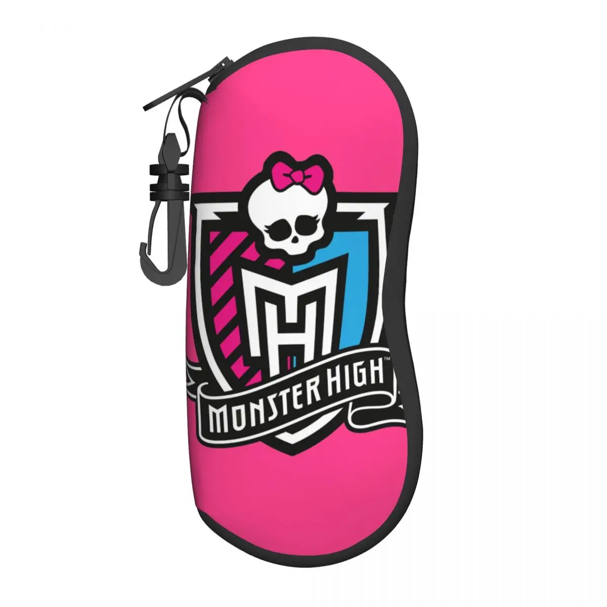 Custom Monster High Logo Shell Eyeglasses Protector Cases Cute Sunglass Case Dolls Glasses Pouch