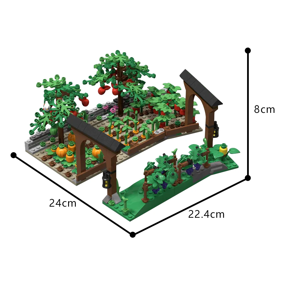 Moc cidade banda trompetista blocos de construção musicais modelo campo pomar kit criativo diy tijolos montagem brinquedos crianças presentes