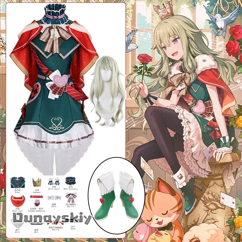 

Project Sekai Colorful Stage Kusanagi Nene Cosplay Costumes Christmas Lolita Princess Dress Party Disguise for Adult Women