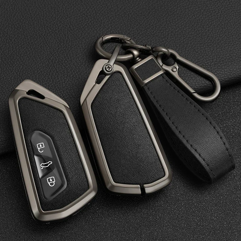 

Car Key Case Cover For VW Volkswagen Golf 8 MK8 ID.3 ID.4 Cupra Skoda Octavia A8 SEAT Leon MK4 2020 2021 Formentor Tarraco