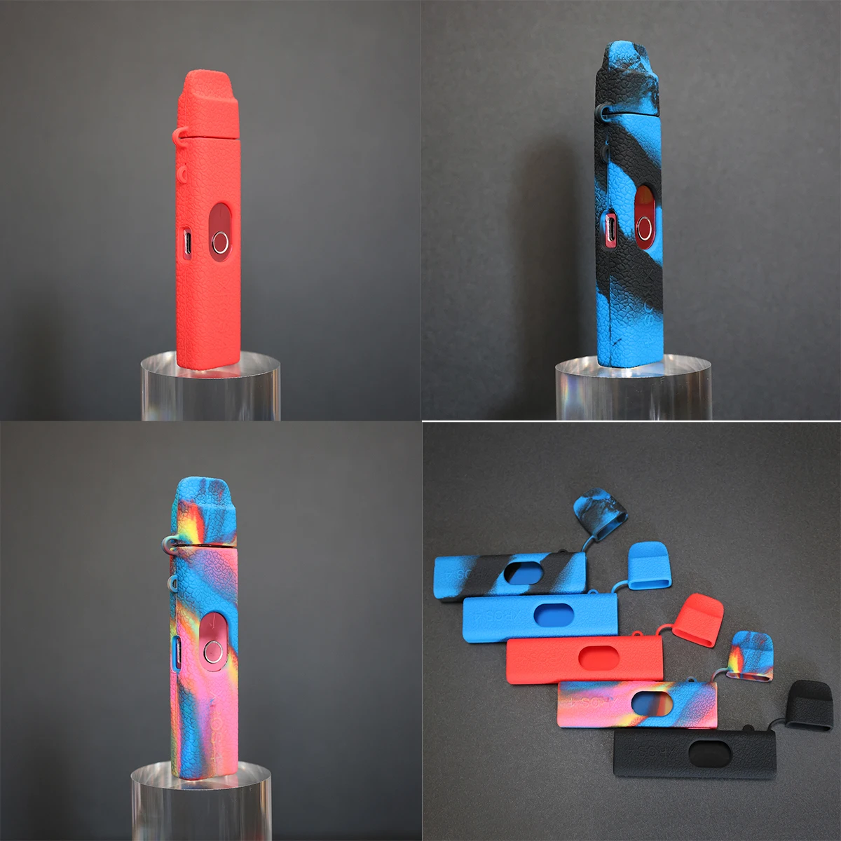 [Solo custodia] Custodia protettiva in silicone di nuovo colore per Xros 4 Kit Custodia protettiva in gel avvolgente