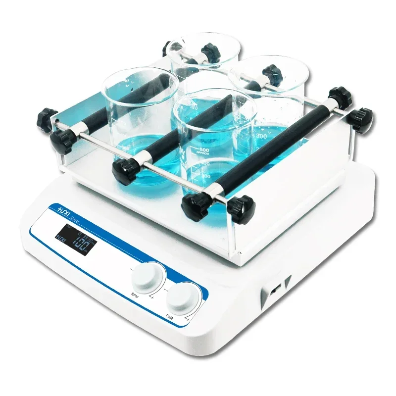 

2025 Горячий производитель Huxi 8 мм встряхивающий лабораторный орбитальный шейкер с регулируемым лотком/линейный шейкер