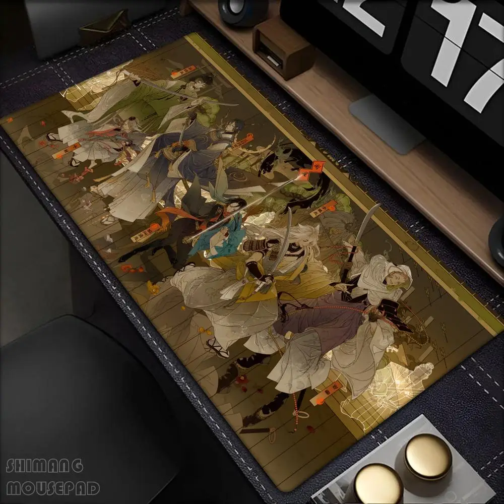 

game historical T-Touken Ranbu Mouse Pad Mousepad Large Gaming LockEdge Thickened PC Table Desk Mat