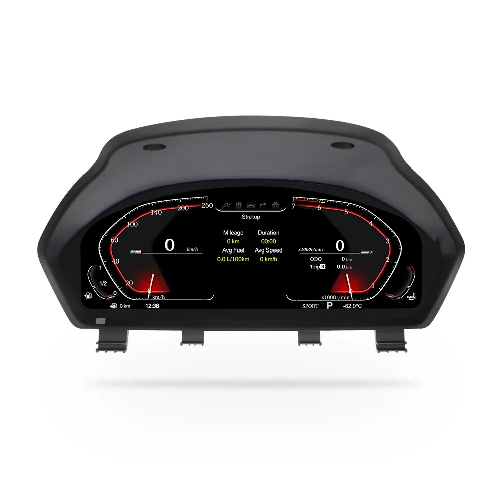 Linux Car Speedometer LCD Instrument For Bmw F30 NBT Car Digital Cluster Remain The Original Mileage Information