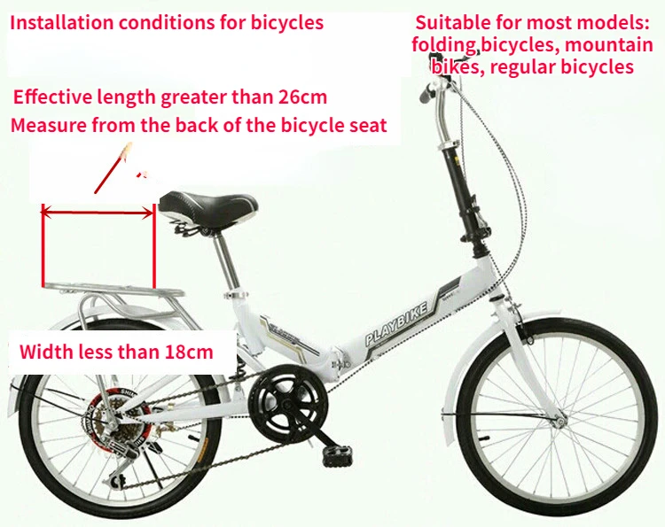 Bicycle Rear Child Seat Thickened and Widened Bike Seat Cushion Mountain Bike Rear Shelf Child Saddle Chair 자전거 뒷좌석 어린이용 시트