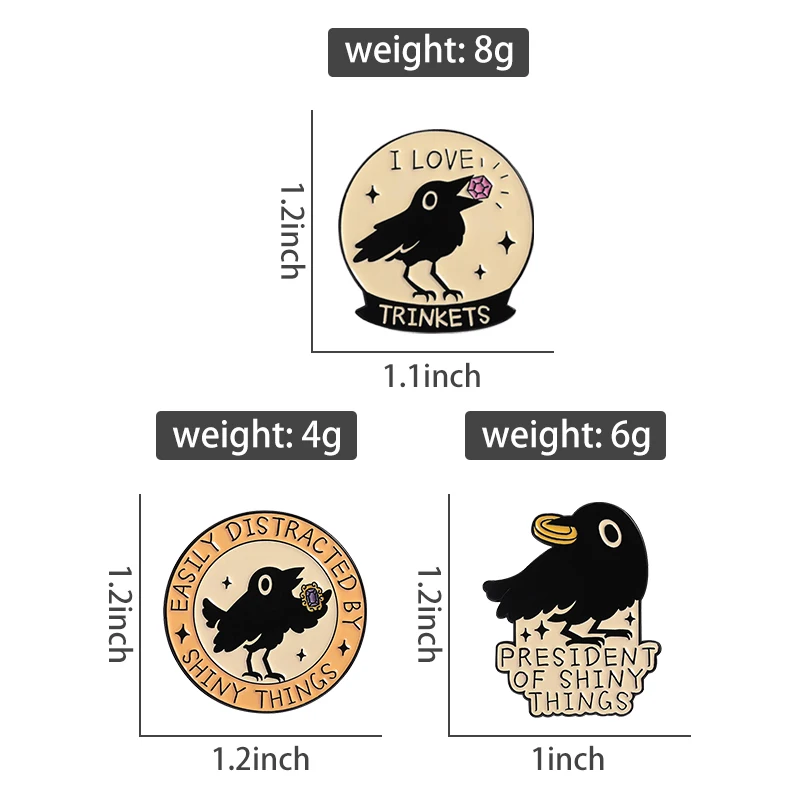 2–6 Stück/Set Tier-Sammlung, Emaille-Anstecknadeln, Obst, Katze, Kaffee, Pilz, Brosche, Bücherwurm, Dino, Drache, Gans, Regenbogenpfote, Abzeichen, Schmuck – Detail 20