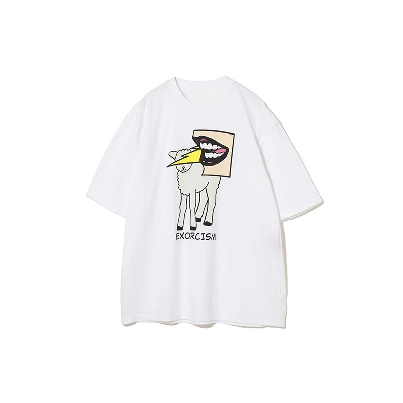 

The new summer UNDERCOVER T-shirt EXORCISM printed round-neck short-sleeved T-shirt is loose, comfortable and trendy
