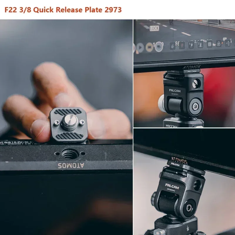Falcam F22 Quick Release Plate Quick Release Series Basic Thread Adapter Kit V2/Five-position Plate Cold Shoe Adapter