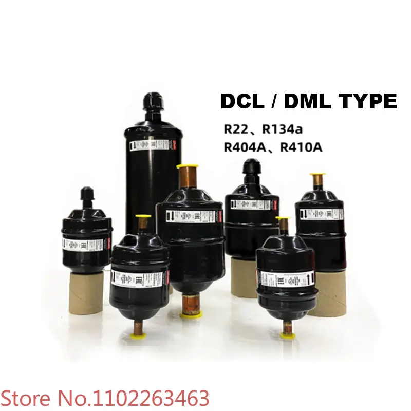 HVAC Refrigeration DCL DML R134a Brazing Copper Liquid Line Filter Drier