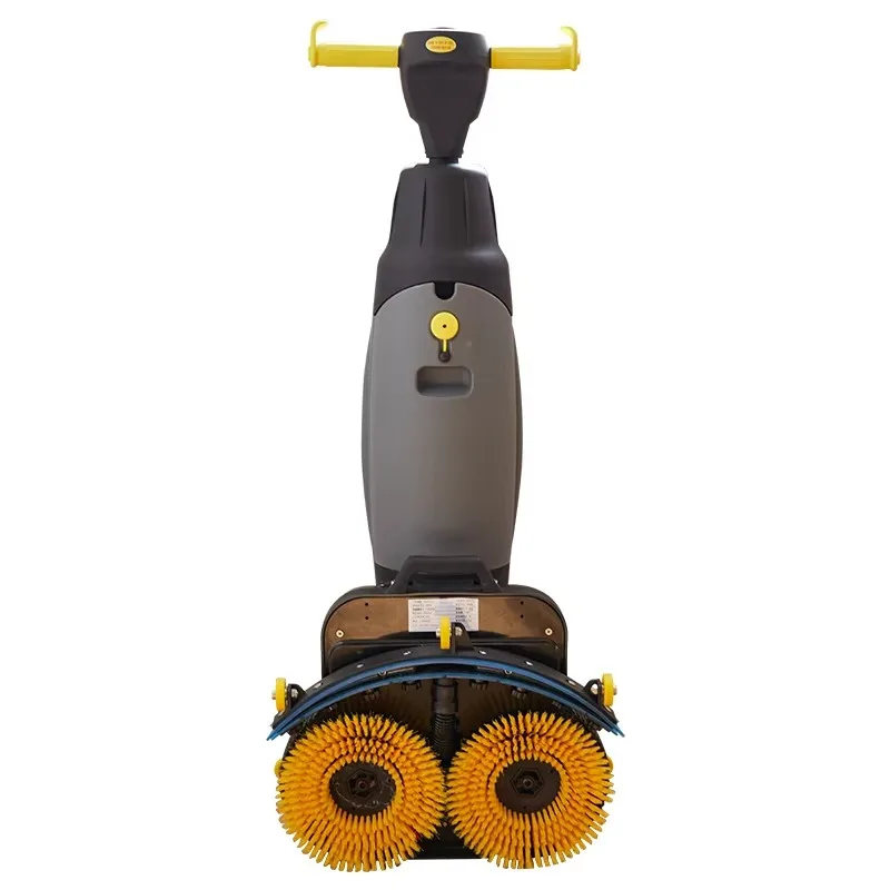 

Commercial Use Hand Push Mini Type Automatic Floor Cleaning Machine Scrubber/mini Floor Brushing Stairs Cleaning Machine