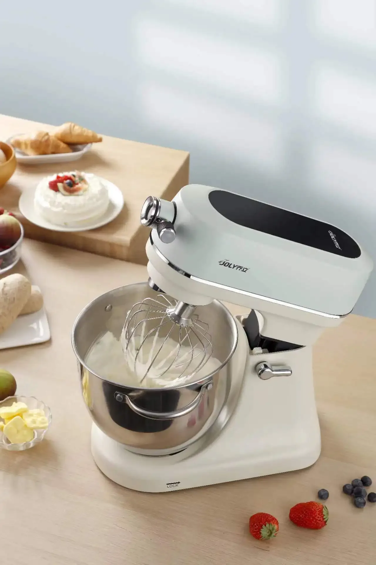 Electric Chef Machine Food Blender Dough Mixer Home Vertical Knead The Dough Cake Bread Cream Egg Beater Mixer